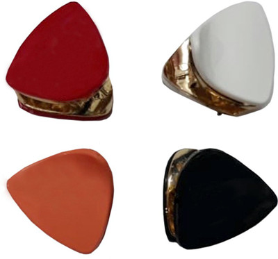

Pijn Small Triangular Girls Clutcher Pack Of 4 Hair Claw(Multicolor)