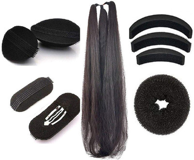 

GadinFashion Set of 9 Hair Accessories for Women/Girls Wedding and Festival Hair Accessory Set(Black)
