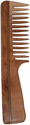 

Osking Neem Wood Hair Comb Good Quality For Control Hair Fall,Anti-Dandruff Comb Natural Brown (Model No 4)