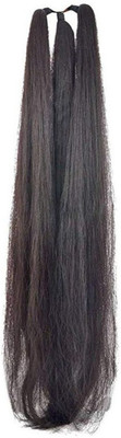 

GaDinStylo 24Inchs Black Parandi for Wedding Accessories Hair Extension