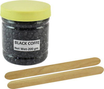 

Antezik Natural 200gm black hard wax beans depilatory painless stripless wax Wax (200 g) Wax(200 g)