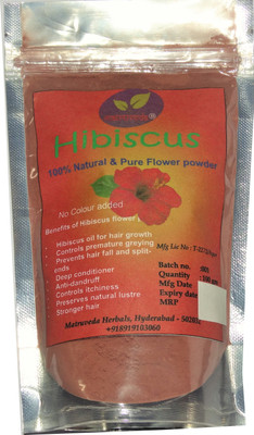 

matruveda 100% Natural Hibiscus Flower Powder 100gm x 2 pack(200 g)