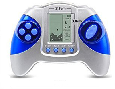 

KARMA ENTERPRISES Kids Game Player 4 in 1 Chip Card Game - Multicolor Handheld Gaming Console(multicolor)