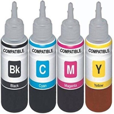 Ang Refill Ink Compatible For Brother Printers, InkJet Cartridges & CISS - Cyan, Magenta, Yellow & Black Each 100 ML Bottles Multi Color Ink Cartridge Tri-Color Ink Cartridge