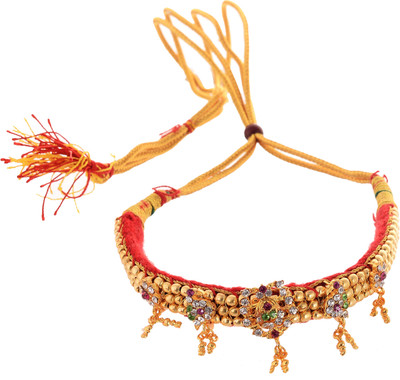 Weldecor Metal Gold-plated Gold Jewellery Set(Pack of 1)