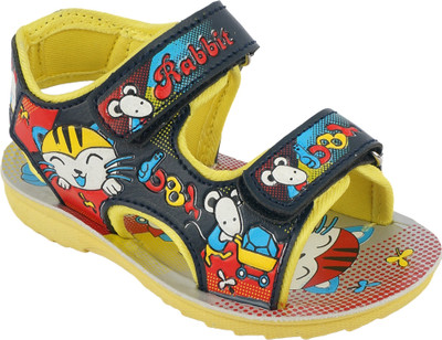 

BUNNIES Boys & Girls Velcro Sports Sandals(Yellow