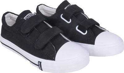 

FEETWELL Boys & Girls Velcro Sneakers(Black