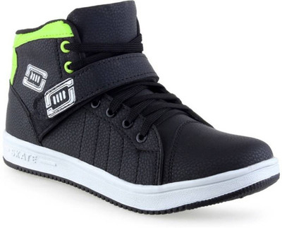 

Clerk Boys Velcro Casual Boots(Green, Parrot