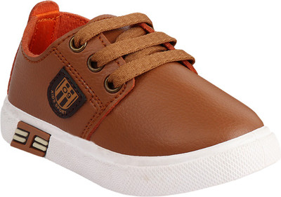 

TRV Boys & Girls Lace Casual Boots(Brown, Tan
