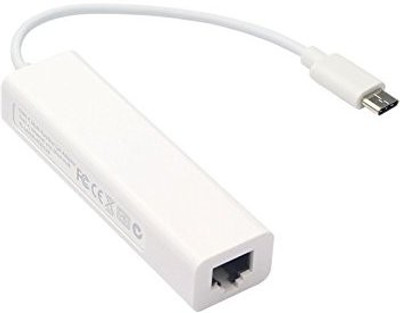 

Ultima Cords & Cables USB 3.1 Type C to RJ45 LAN Ethernet Adapter with 3 USB 2.0 Hub Hub Lan Adapter(100 Mbps)