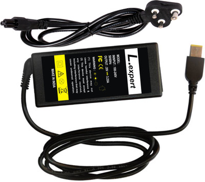 L.expert Laptop Charger for ADLX65N, ADLX65NDC3, ADLX65NLC3A, ADLX65SDC2A 65w 3.25a (USB Slim Pin) 65 W Adapter(Power Cord Included)