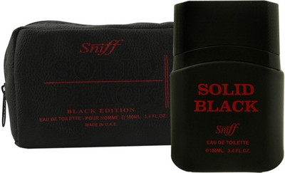 

sniff Solid Black Perfume For Men 100 ML EDT By Lattafa Perfumes Eau de Toilette - 100 ml(For Men)