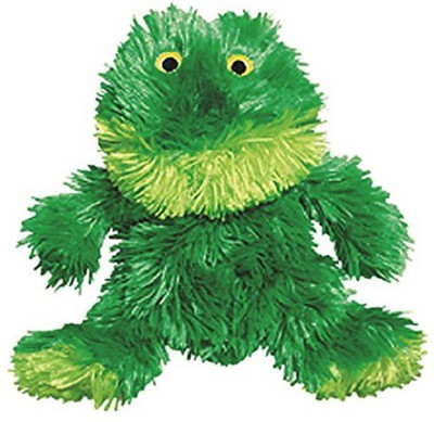 

kong Sitting Frog Dog Toy Small, Green Polyester Chew Toy For Dog