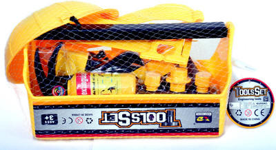 Skylofts Heavy Mechanical Tool Set with Cap, Belt & Multiple Accessories for Pretend Play toy for Kids Boys Girls