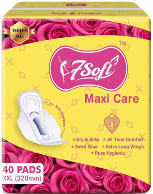 

7 Soft Maxi care Sanitary Pad(Pack of 40)