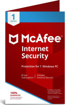 

McAfee Internet Security 1 User 5 Years(Voucher)