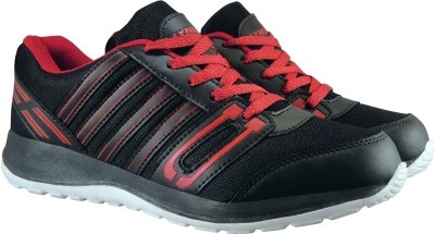 action Synergy Men's 7148 Black/Red Sports Running Shoes For Men(Red, Black , 6)