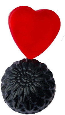 

Petals Red wine soap and activated Charcoal Soap 2 Pack combo(150 g, Pack of 2)