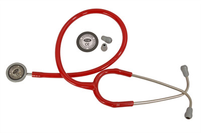 

PAL SURGICAL WORK PEDIATRIC S S RED & GREY ACOUSTIC Stethoscope(RED & GREY)