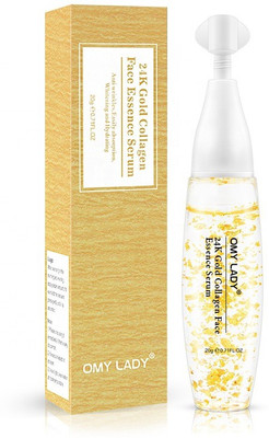 

omy lady LUXE 9-OMY LADY 24K Gold Collagen Face Essence Serum Skin care Anti-ageing face care Moisturizing nourishing serum Lifting Firming Anti-wrinkle serum(20 g)
