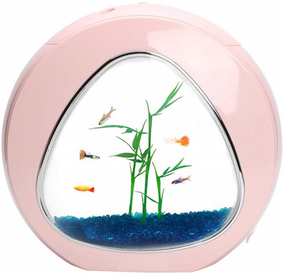 

Venus Aqua SUNSUN-YA-03-PINK Round Ends Aquarium Tank(9 L)