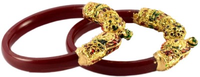 Vidhya Kangan Brass Bangle Set(Pack of 2)