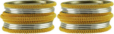 Vidhya Kangan Brass Bangle(Pack of 18)