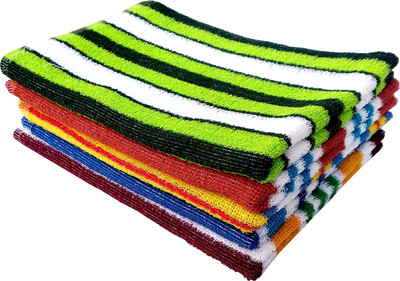 Space Fly Cotton 300 GSM Hand Towel Set(Pack of 5)