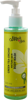 

Mirah Belle Naturals Green Tea - Orchid Mature Skin Body Wash(200 ml)