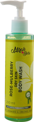 

Mirah Belle Naturals Rose Mulberry Dry Skin Body Wash(200 ml)