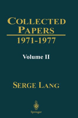 Collected Papers II: v. 2(English, Hardcover, Lang Serge)