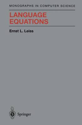 Language Equations(English, Hardcover, Leiss Ernest L.)
