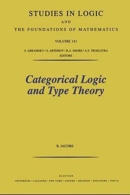 Categorical Logic and Type Theory(English, Electronic book text, Jacobs B)