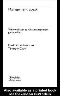 Management Speak(English, Electronic book text, Greatbatch David)