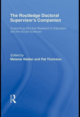 The Routledge Doctoral Supervisor's Companion(English, Electronic book text, unknown)