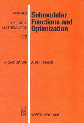 Submodular Functions and Optimization(English, Electronic book text, Fujishige S)