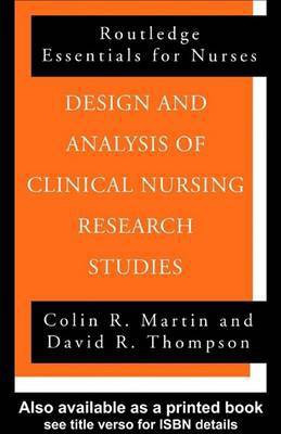Design and Analysis of Clinical Nursing Research Studies(English, Electronic book text, BSC Ma PhD MBA RN Frcn Faan Fesc Martin Colin R)