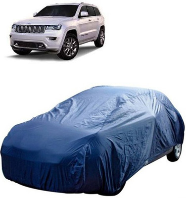 A+ RAIN PROOF Car Cover For Mahindra Jeep (Without Mirror Pockets)(Blue)