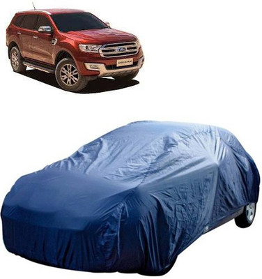A+ RAIN PROOF Car Cover For Ford Endeavour (Without Mirror Pockets)(Blue)