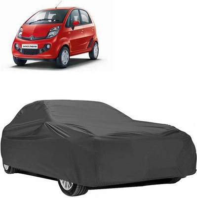 A+ RAIN PROOF Car Cover For Tata Nano Genx (Without Mirror Pockets)(Grey)