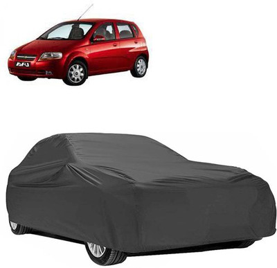 A+ RAIN PROOF Car Cover For Chevrolet Aveo Uva (Without Mirror Pockets)(Grey)