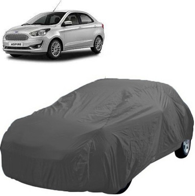 A+ RAIN PROOF Car Cover For Ford Figo Aspire (Without Mirror Pockets)(Grey)
