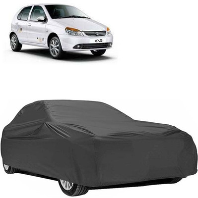 A+ RAIN PROOF Car Cover For Tata Indica eV2 (Without Mirror Pockets)(Grey)