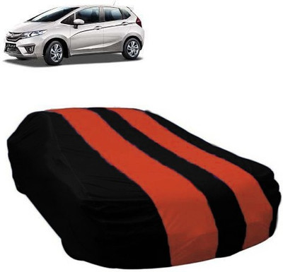 A+ RAIN PROOF Car Cover For Honda Jazz (Without Mirror Pockets)(Multicolor)