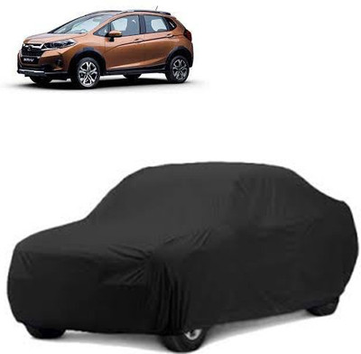 A+ RAIN PROOF Car Cover For Honda WR-V (Without Mirror Pockets)(Black)