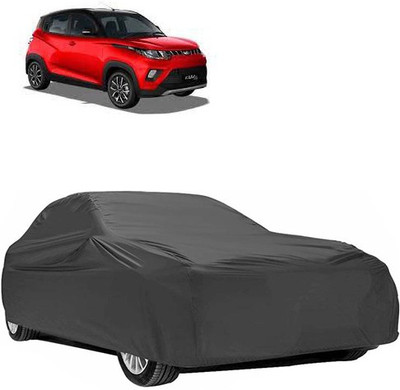 A+ RAIN PROOF Car Cover For Mahindra KUV100 (Without Mirror Pockets)(Grey)
