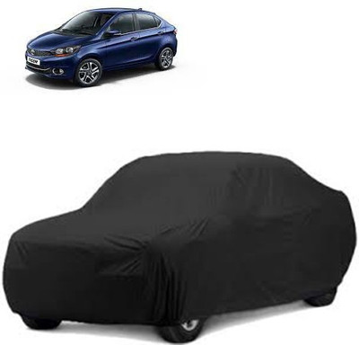 A+ RAIN PROOF Car Cover For Tata Tigor (Without Mirror Pockets)(Black)