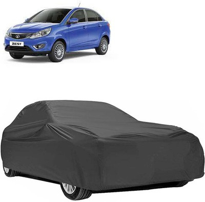 A+ RAIN PROOF Car Cover For Tata Zest (Without Mirror Pockets)(Grey)
