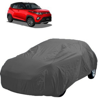 A+ RAIN PROOF Car Cover For Mahindra KUV100 (Without Mirror Pockets)(Grey)