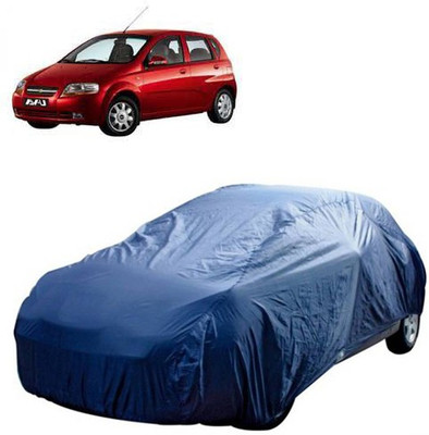 A+ RAIN PROOF Car Cover For Chevrolet Aveo Uva (Without Mirror Pockets)(Blue)